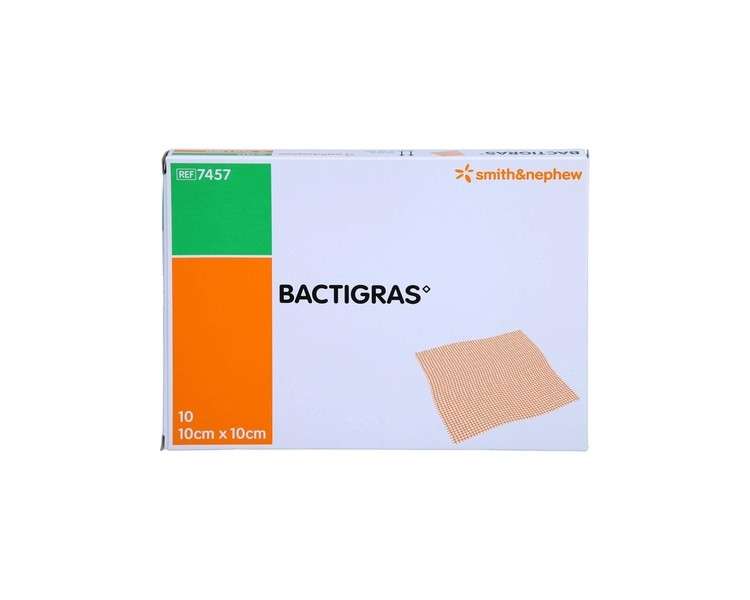 Bactigras Dressing 10cm - Pack of 10