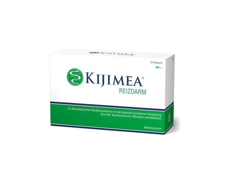 KIJIMEA Irritable Bowel Syndrome Therapy - Clinically Proven Effectiveness - Vegan, Gluten-Free, Lactose-Free - 84 Capsules