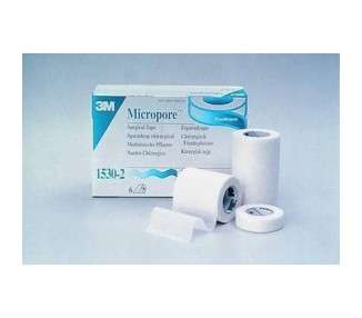3M Micropore Professional Care Paper Tape for Delicate Skin 1.25cm x 5m