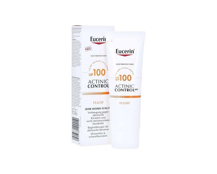 Eucerin Sun Actinic Control SPF100 Fluid Protection for Actinic Keratosis 80ml
