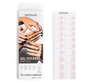 NEONAIL UV Gel Stickers Easy On M12 Pink 15 Patterns Nail Stickers Nail Polish Strips Gel Nail Stickers Foot and Hand Nail Stickers Nail Decoration