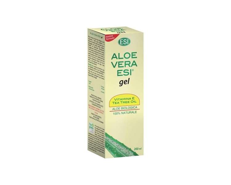 ESI Aloe Vera Gel with Vitamin E and Tea Tree Oil 200ml
