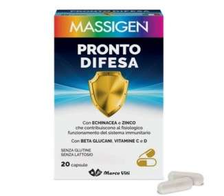 Massigen 20 Capsules for Immune System Functioning Ready Defense