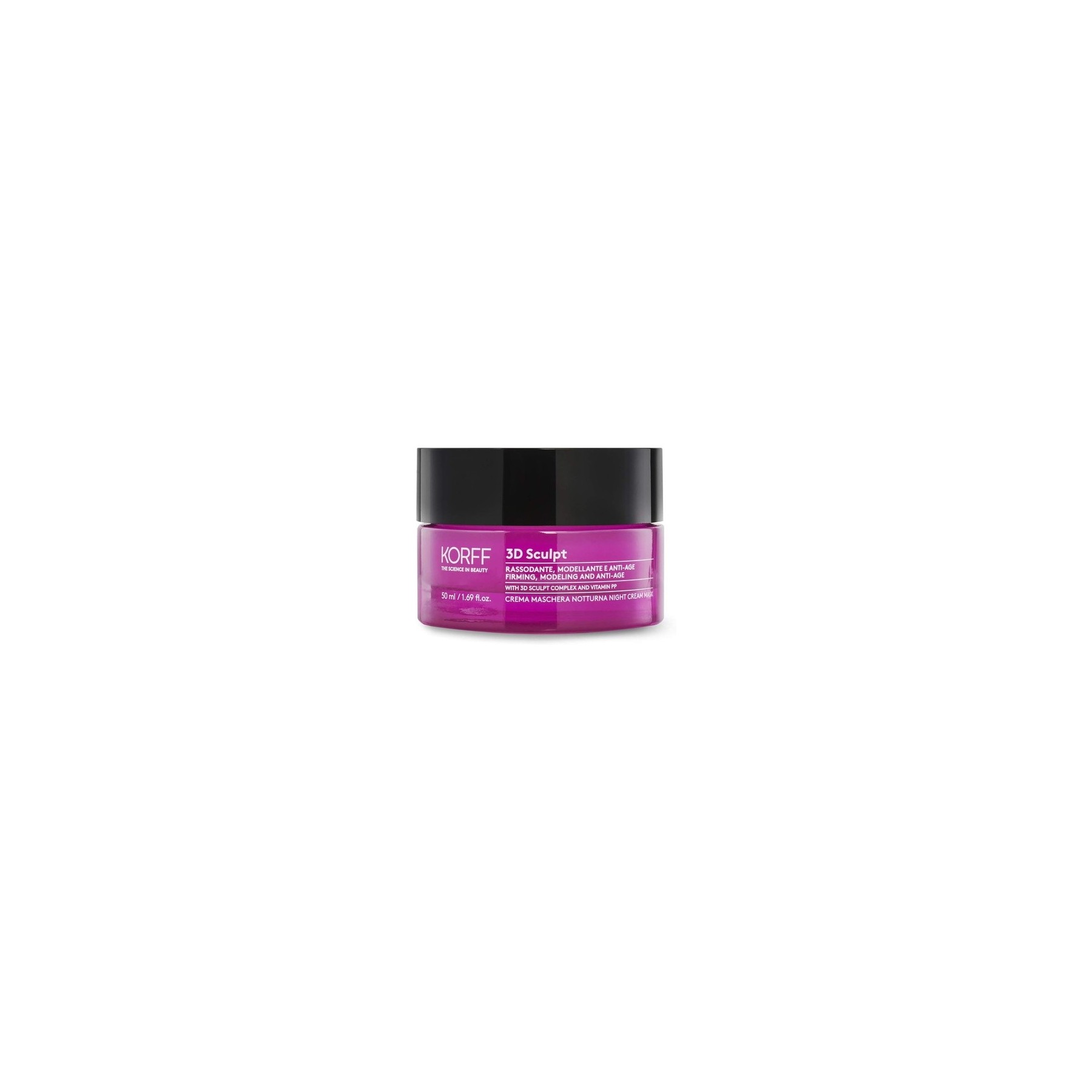 KORFF 3D Sculpt Night Cream and Night Mask with Boost Effect Anti-Summer and Intensive Firming Formula 50ml