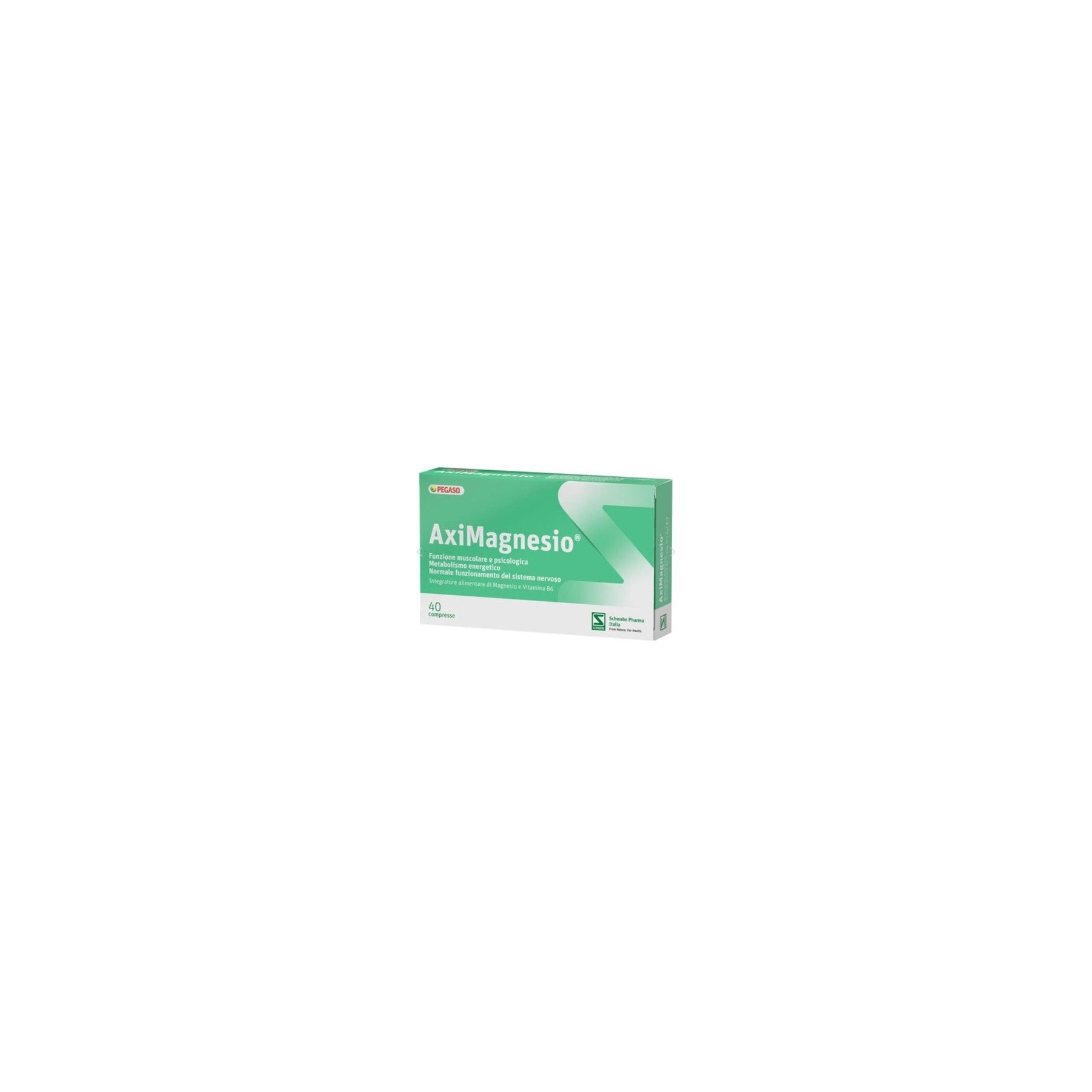 Pegaso AxiMagnesio Schwabe Pharma 40 Tablets