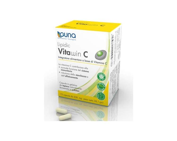 Lipidic Vitawin C GUNA 75 Capsules