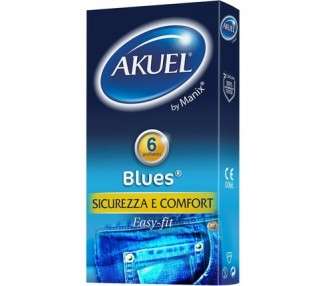 Akuel Blues Classic Easy Fit Condoms
