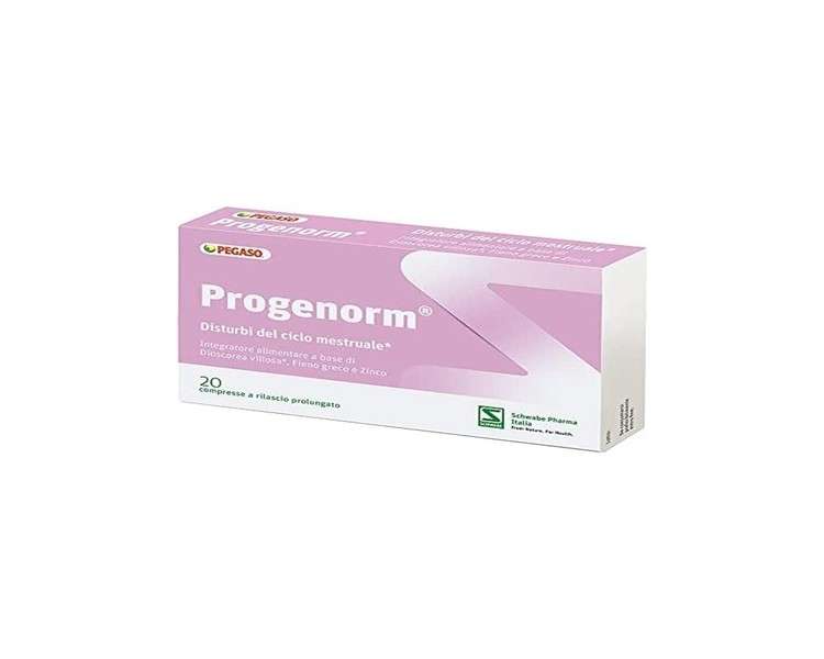 Schwabe Pharma Progenorm Food Supplement 20 Tablets