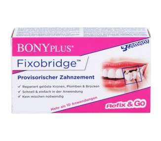 BONYPLUS Fixobridge Temporary Dental Cement 7g Cream