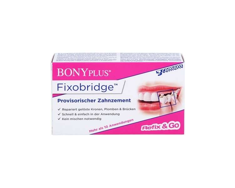 BONYPLUS Fixobridge Temporary Dental Cement 7g Cream