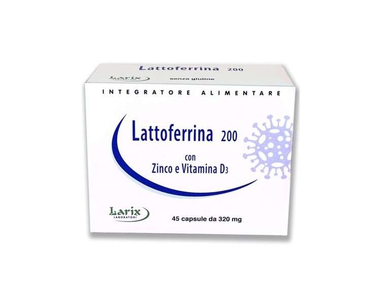Lactoferrin 200 Larix Laboratories 45 Capsules