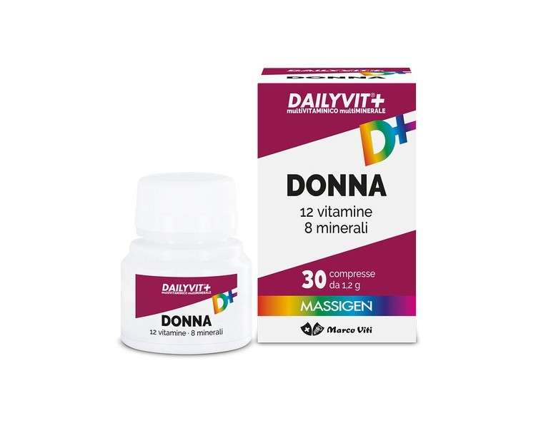 12 Vitamins 8 Minerals Woman DAILYVIT + 30 Tablets