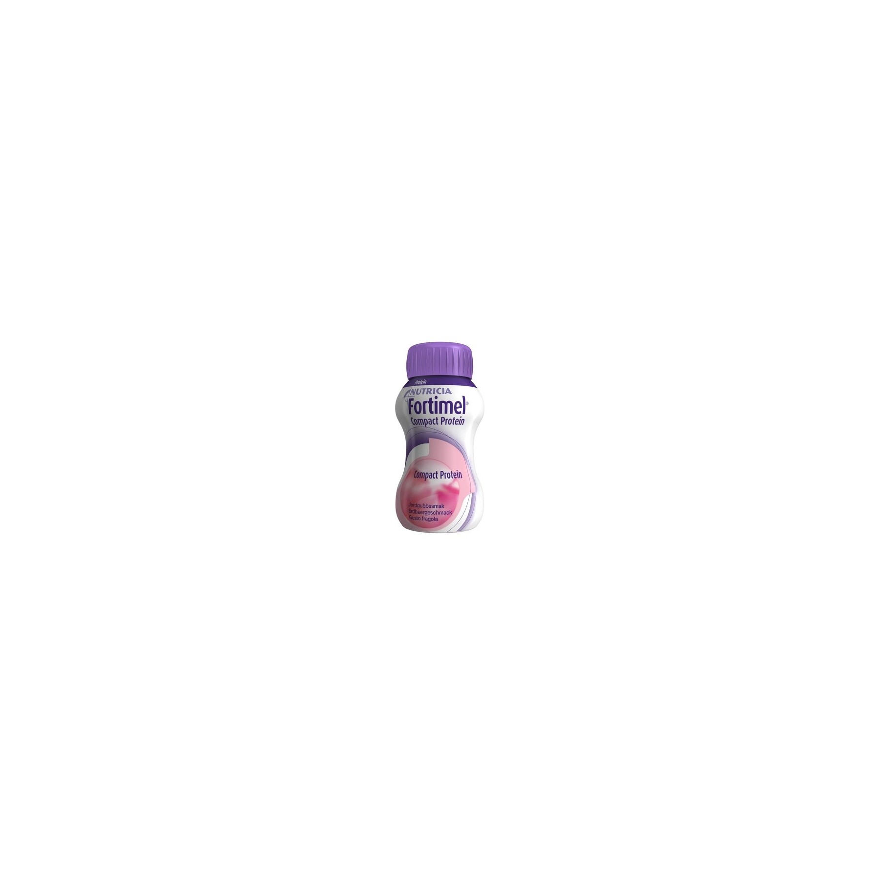 Fortimel Compact Protein Strawberry Nutricia 125ml - Pack of 4