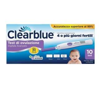 Clearblue Digital Ovulation Test with Double Hormone Test Indicator 10