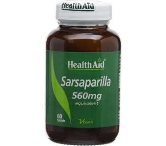 HealthAid Sarsaparilla 560mg 60 Tablets