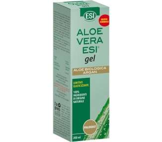 ESI Aloe Vera Gel with Argan Oil Moisturizes and Soothes Dry or Irritated Skin from Sun Exposure Suitable for All Skin Types 200ml