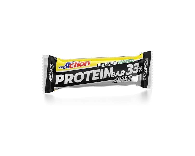 ProAction Protein Bar 33% Almond Flavored Protein Bar 50g