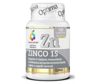 Zinc 15 Optima Naturals 120 Tablets