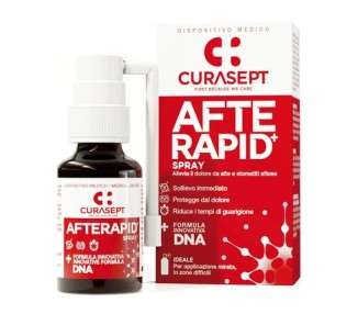 Curasept Afte Rapid Spray Innovative DNA Formula 15ml