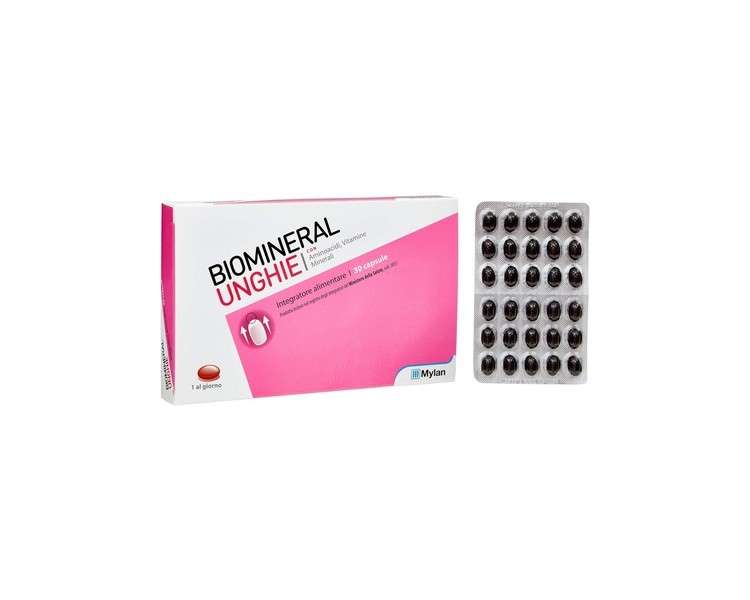 Biomineral Nail Strengthening Supplement for Weak Nails 30 Capsules