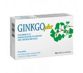 Specchiasol Ginkgo Plus Dietary Supplement 30 Capsules