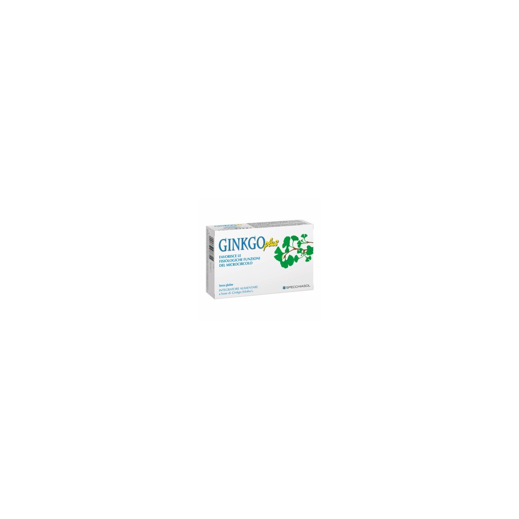 Specchiasol Ginkgo Plus Dietary Supplement 30 Capsules