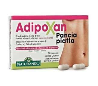 Adipoxan Flat Belly Dietary Supplement 30 Tablets