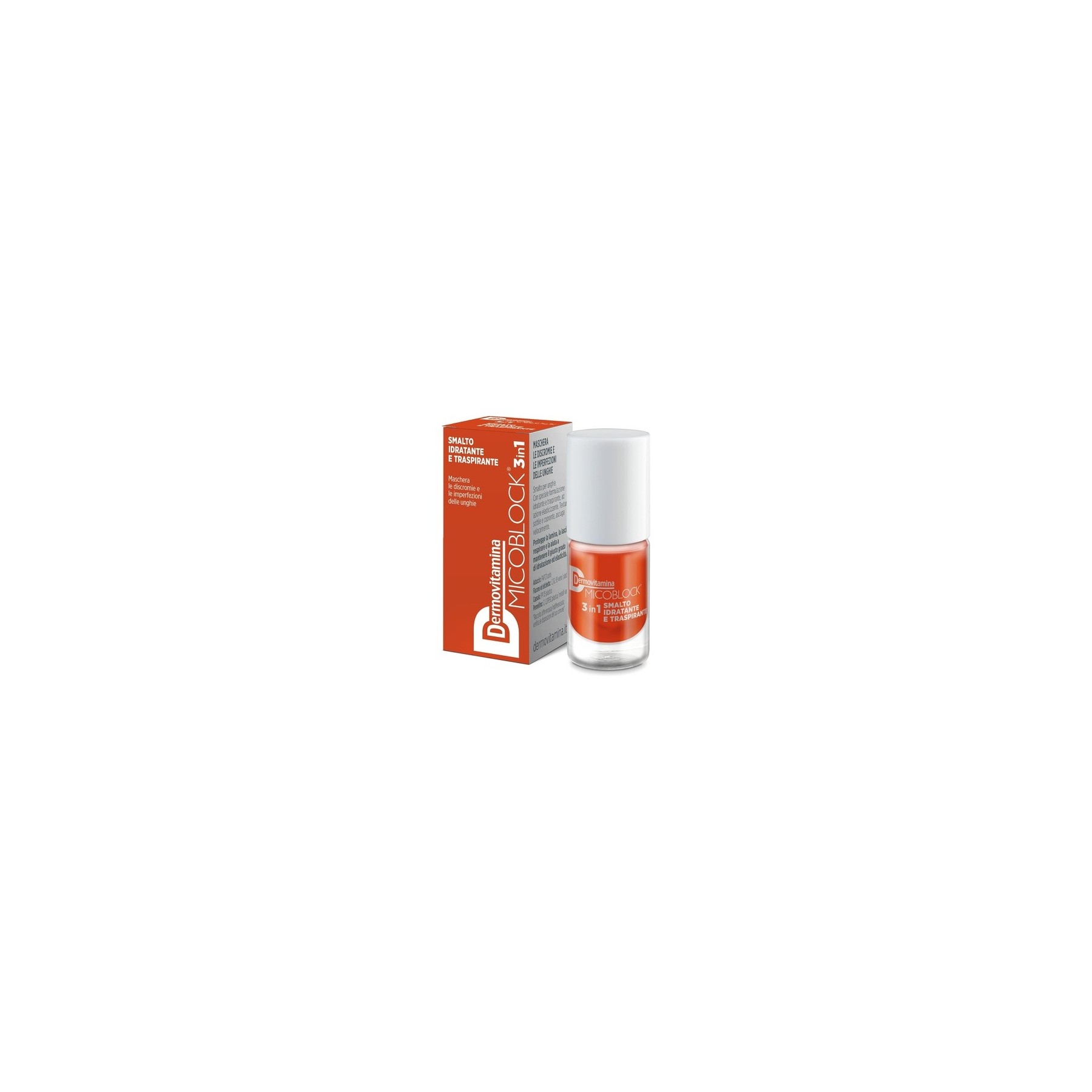 Dermovitamina Micoblock 3in1 Nail Polish Dark Orange 5ml