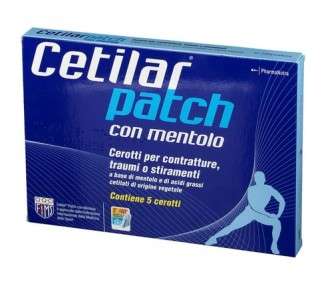 Disposable Cetilar Patch for Muscle Joints and Tendons