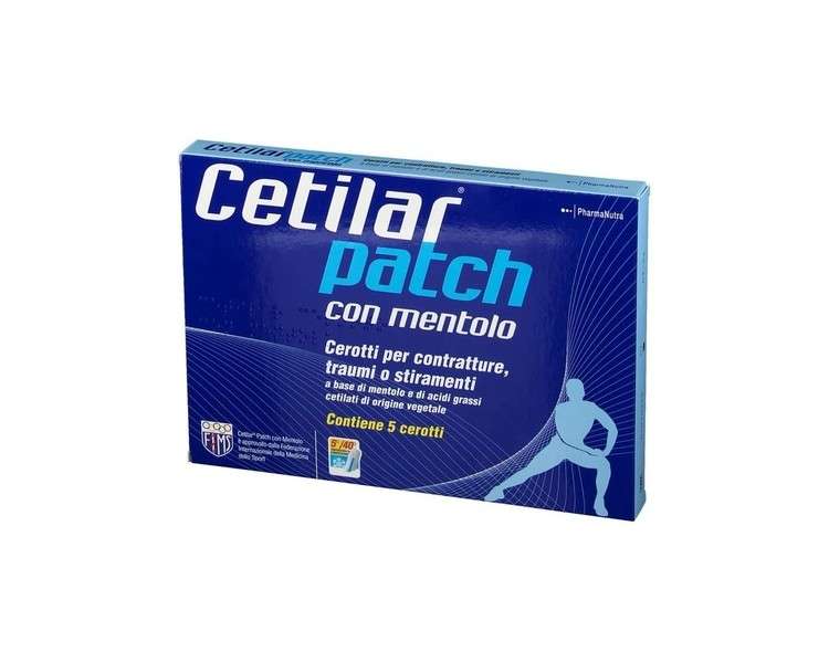 Disposable Cetilar Patch for Muscle Joints and Tendons