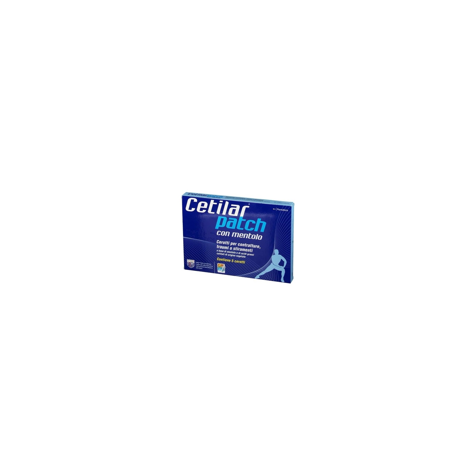 Disposable Cetilar Patch for Muscle Joints and Tendons