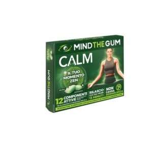 MINDTHEGUM Calm Mood and Sleep Supplement 18 Chewing Gum