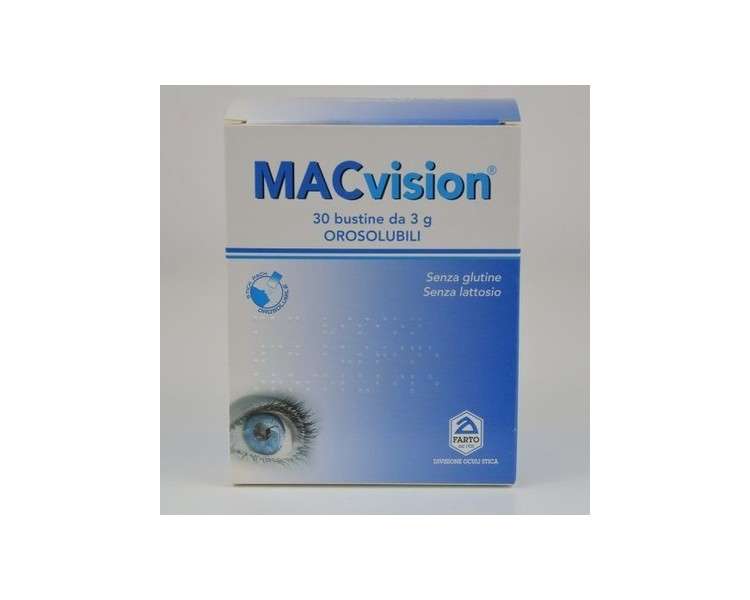 Farto Macvision Dietary Supplement 30 Tablets