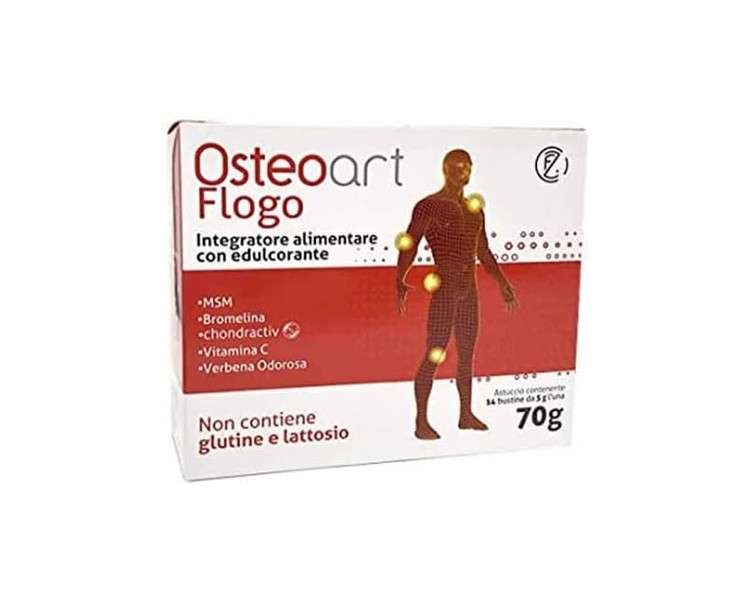 Farmac-zabban Osteoart Flogo Bone and Cartilage Supplement 14 Sachets