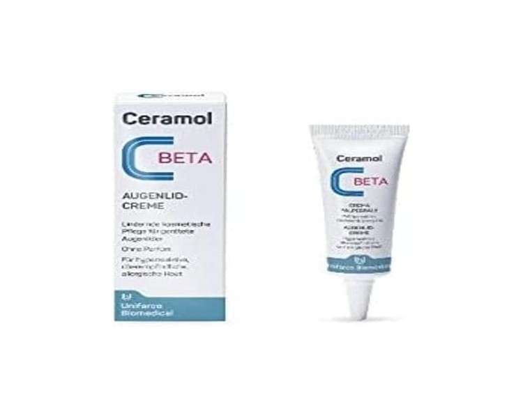 Unifarco Ceramol Beta Eyelid Cream Tube 10ml