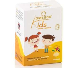 Omegor Kids Capsules 250mg Omega-3 DHA for Children 60 Capsules