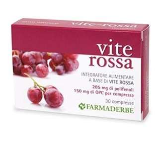 Vite Rossa 30 Tablets FDR