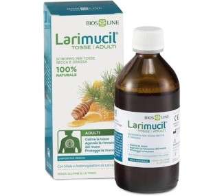 Bios Line Larimucil Adult Cough Syrup Dry and Wet Cough 175ml