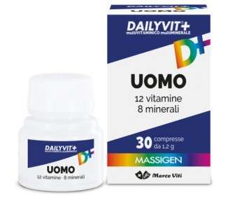12 Vitamins 8 Minerals Man DAILYVIT + 30 Tablets