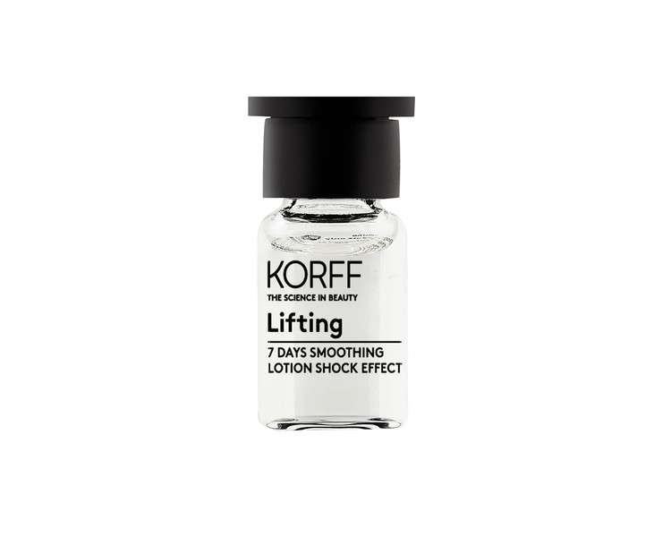 Korff Lifting Face Lotion 7 Days - Smoothing and Lifting Facial Treatment with Lift Up Complex and Vitamin PP - 7 Bottles of 2ml
