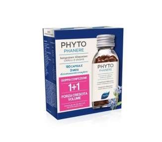 PHYTO Phanere Hair and Nails Dietary Supplement 180 Capsules