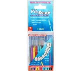 Pikdent Interdental Brushes Test and Find Your Size 7 Assorted Brushes 7 count