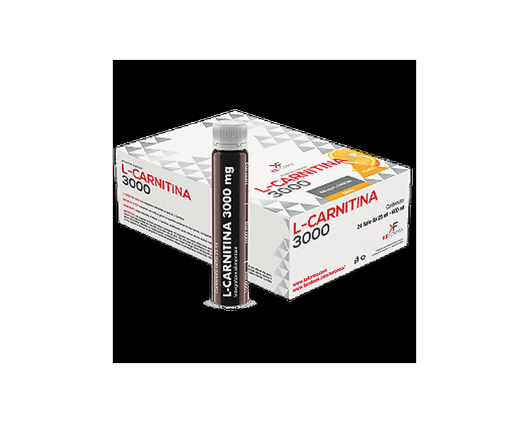 L-Carnitine 3000 KeForma by Aqua Viva 24 Bottles 25ml Orange