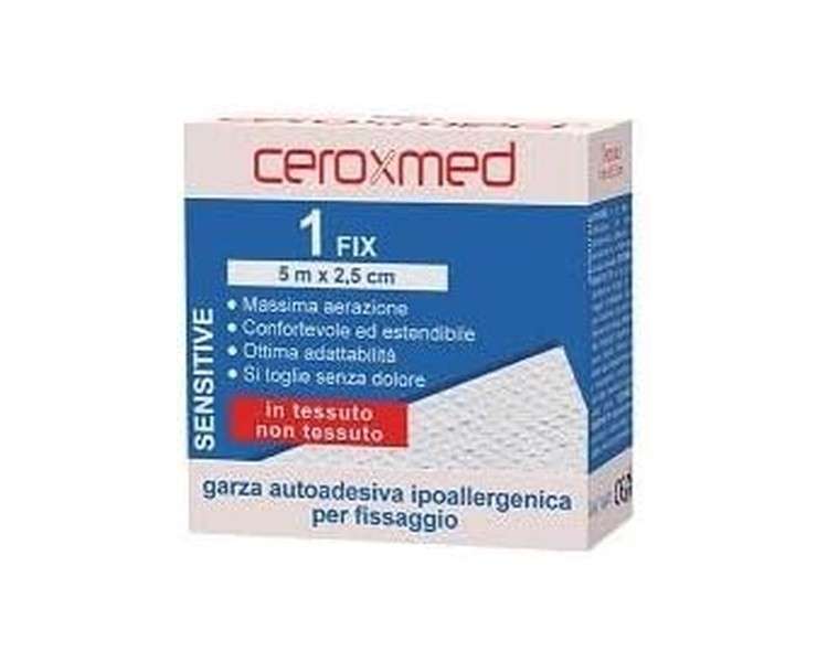 Ceroxmed Sensitive Self-Adhesive Gauze Fix Size 2m X 10cm