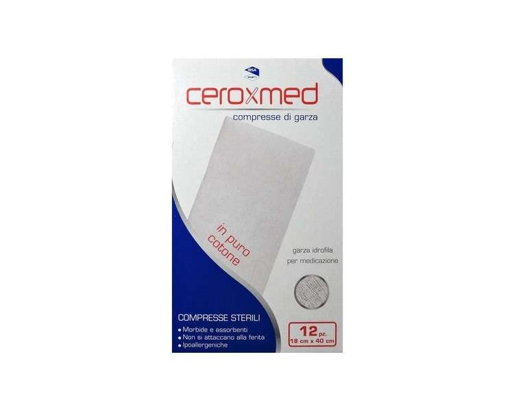Ceroxmed Sterile Gauze Compresses 18x40cm