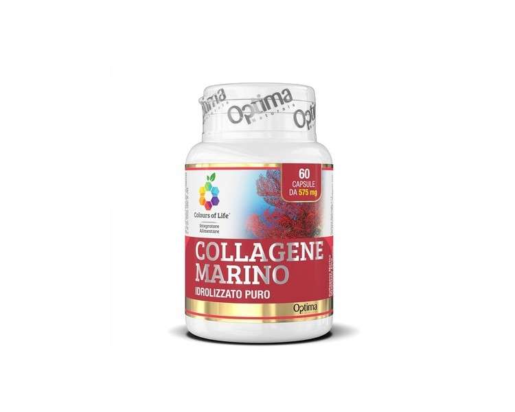 Pure Hydrolyzed Marine Collagen Gluten-Free Supplement 60 Capsules