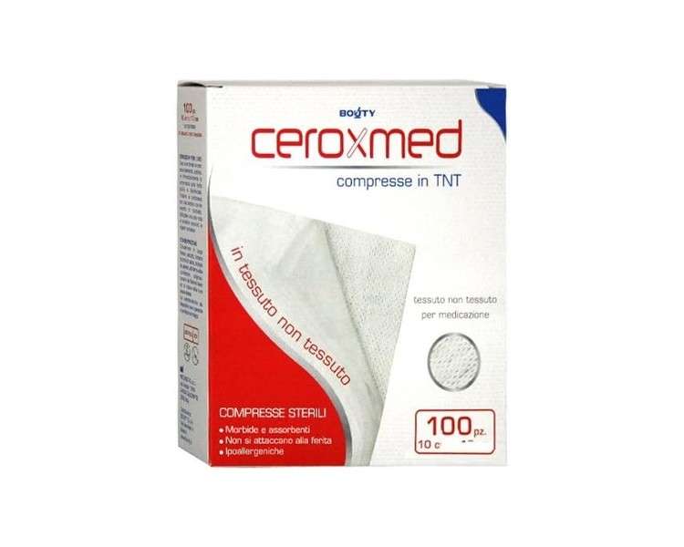 Ceroxmed Non-Woven Fabric Gauze Compress 10x10cm