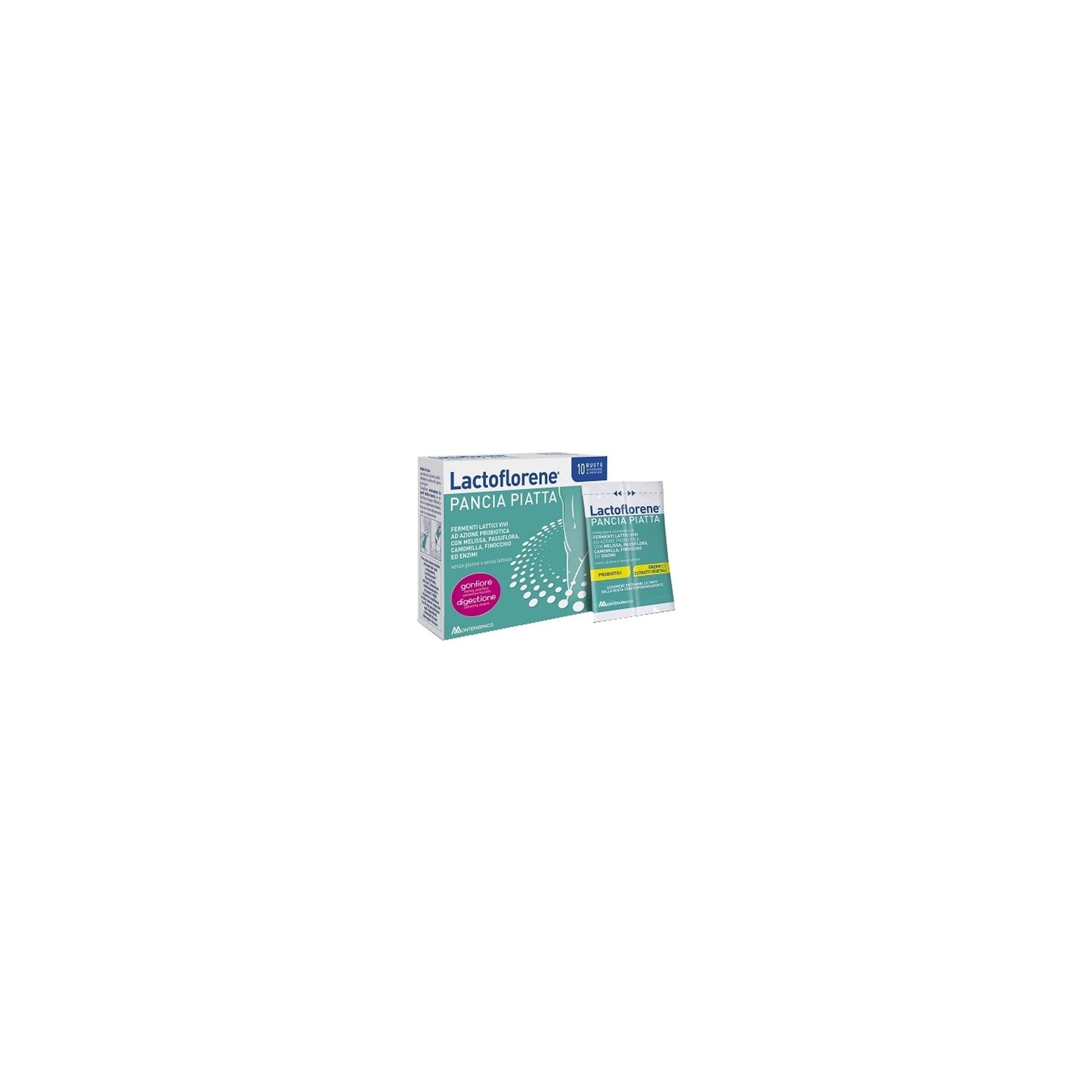 Montefarmaco Otc Lactoflorene Flat Belly 10 Bags