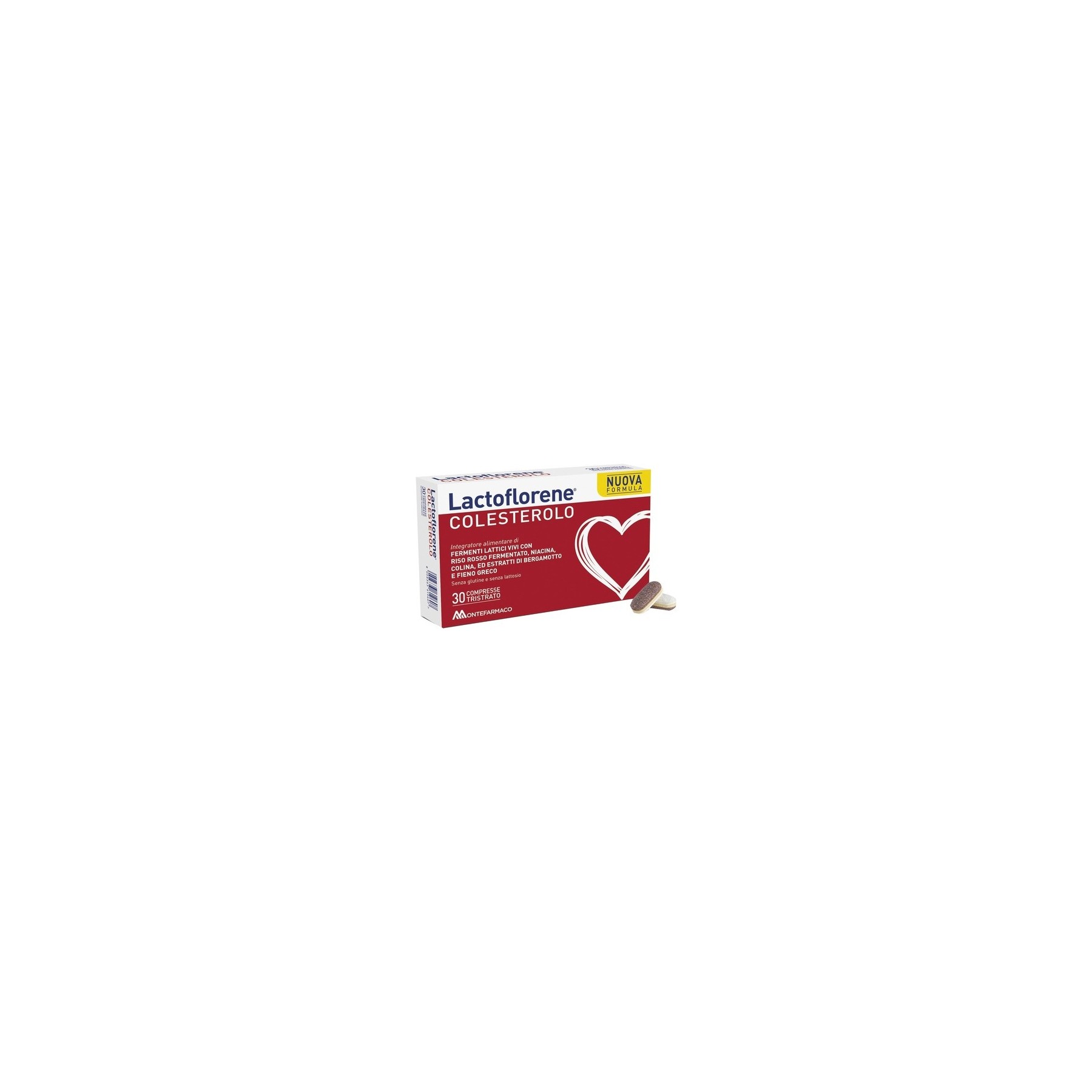 Montefarmaco Otc Lactoflorene Cholesterol 30 Tablets