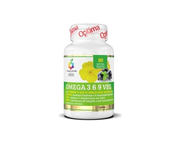 Omega 3.6.9 VEG Colors Of Life Optima Naturals 60 SoftGel
